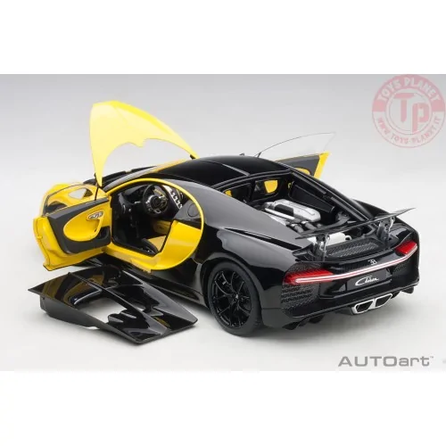 Bugatti Chiron (Jaune Molsheim/Nocturne Black) 1:18 AUTOART 70994 AUTOART