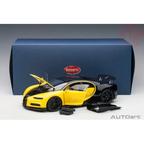Bugatti Chiron (Jaune Molsheim/Nocturne Black) 1:18 AUTOART 70994 AUTOART