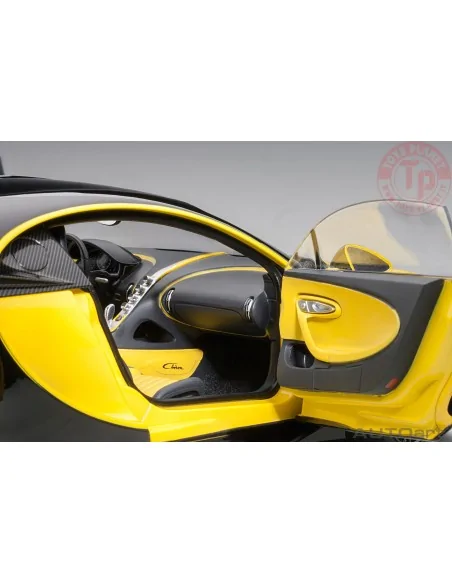 Bugatti Chiron (Jaune Molsheim/Nocturne Black) 1:18 AUTOART 70994 AUTOART