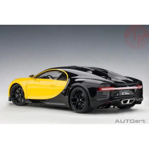 Bugatti Chiron (Jaune Molsheim/Nocturne Black) 1:18 AUTOART 70994 AUTOART