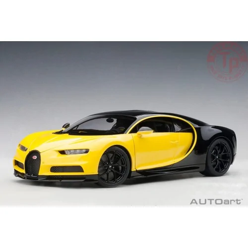 Bugatti Chiron (Jaune Molsheim/Nocturne Black) 1:18 AUTOART 70994 AUTOART