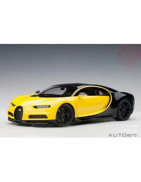 Bugatti Chiron (Jaune Molsheim/Nocturne Black) 1:18 AUTOART 70994 AUTOART