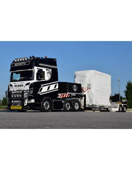 1/50 Beghetto SCANIA S HIGHLINE CS20H 6X2 TWIN STEER EURO PX LOW LOADER - 2 AXLE WSI 01-5291 WSI MODELS