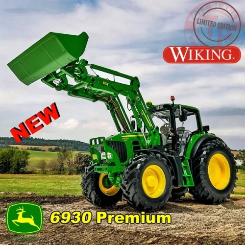 John Deere 6930 Premium with Front Loader 753 and Rear Weight Limited Edition 1/32 WIKING 7466 WIKING