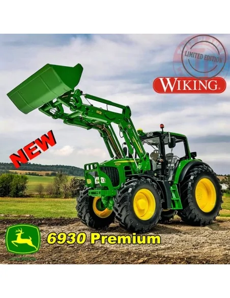 John Deere 6930 Premium with Front Loader 753 and Rear Weight Limited Edition 1/32 WIKING 7466 WIKING
