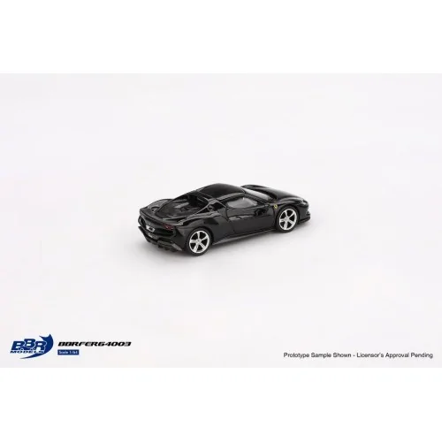 1:64 FERRARI 296 GTB NERO DAYTONA 2024 BBRFER64003 BBR MODELS 1:64