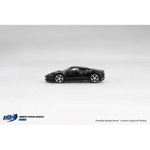 1:64 FERRARI 296 GTB NERO DAYTONA 2024 BBRFER64003 BBR MODELS 1:64