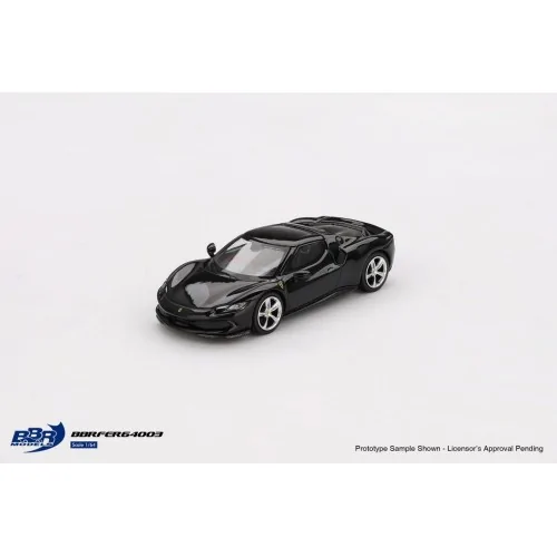 1:64 FERRARI 296 GTB NERO DAYTONA 2024 BBRFER64003 BBR MODELS 1:64