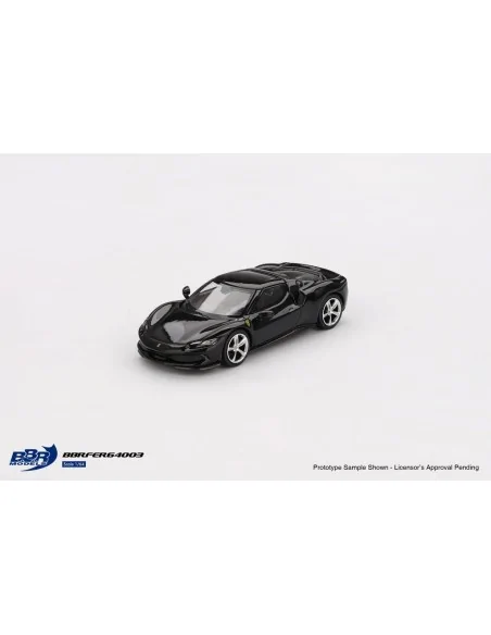1:64 FERRARI 296 GTB NERO DAYTONA 2024 BBRFER64003 BBR MODELS 1:64