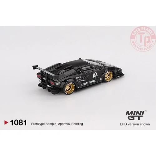 1:64 LAMBORGHINI COUNTACH LB WORKS BLACK 2024 MGT01081-L Mini Gt