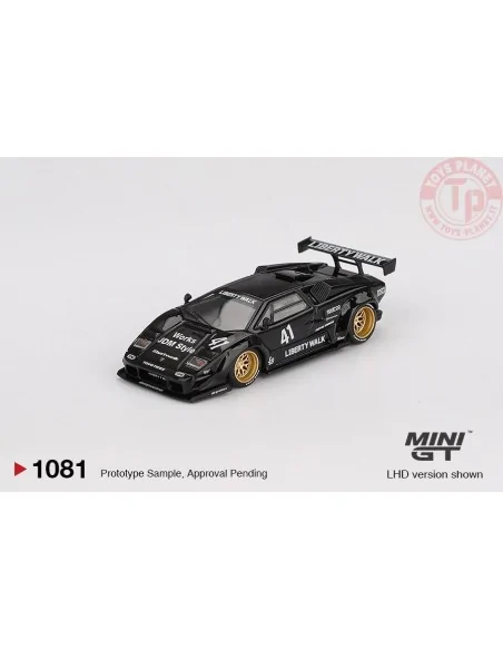1:64 LAMBORGHINI COUNTACH LB WORKS BLACK 2024 MGT01081-L Mini Gt