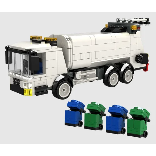 Camion della Spazzatura - 477 pz. BRIXIES 222.400 BRIXIES