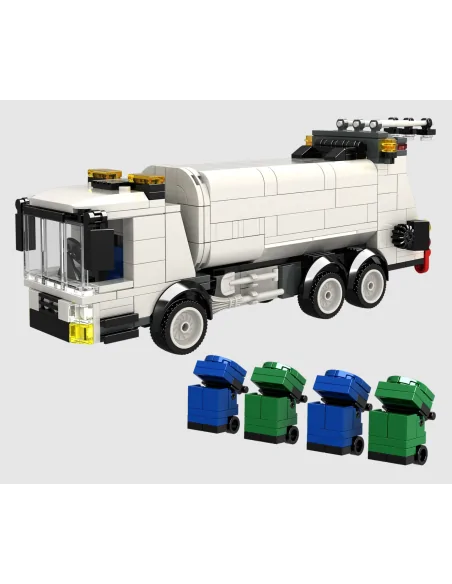 Camion della Spazzatura - 477 pz. BRIXIES 222.400 BRIXIES Camion della Spazzatura - 477 pz. BRIXIES 222.400 BRIXIES