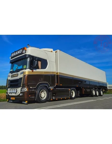 SCANIA R HIGHLINE CR20H 4X2 TRIDEC REEFER TRAILER - 3 AXLE Brand Transport WSI 01-4842 WSI MODELS