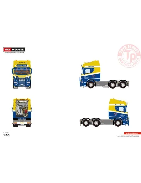 SCANIA R HIGHLINE CR20H 6X2 TAG AXLE Morten Dahl 1:50 WSI 01-4851 WSI MODELS