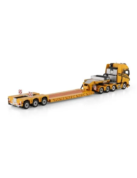 VOLVO FH5 GLOBETROTTER XL 8X4 EURO LOW LOADER - 3 AXLE L.A. van Roozendaal WSI 01-4934 WSI MODELS