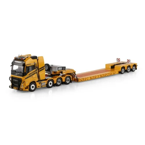 VOLVO FH5 GLOBETROTTER XL 8X4 EURO LOW LOADER - 3 AXLE L.A. van Roozendaal WSI 01-4934 WSI MODELS