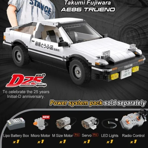 1:12 Toyota Trueno AE86 - 1324 pcs CADA C61024W CADA