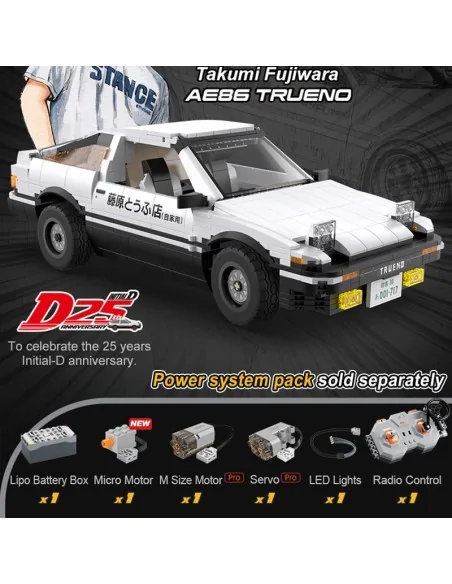 1:12 Toyota Trueno AE86 - 1324 pcs CADA C61024W CADA