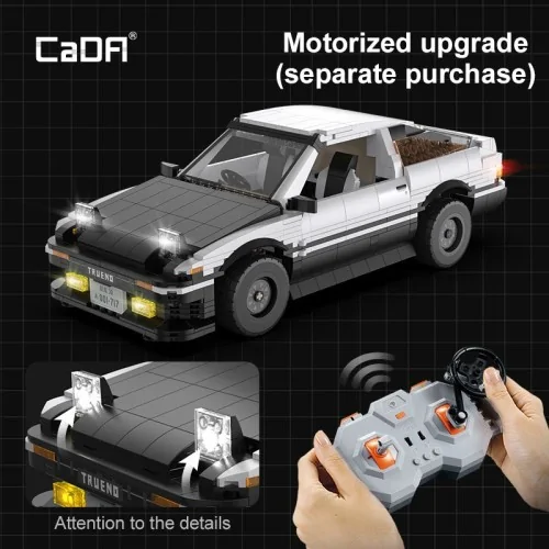 1:12 Toyota Trueno AE86 - 1324 pcs CADA C61024W CADA