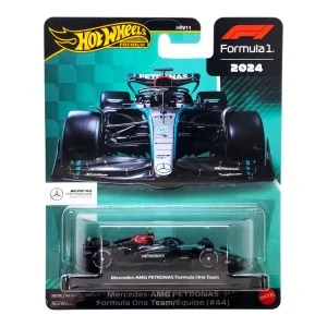 1/64 F1 2024 Mercedes AMG Petronas Formula One Team N44 Lewis Hamilton HOT WHEELS JBM16 HOT WHEELS