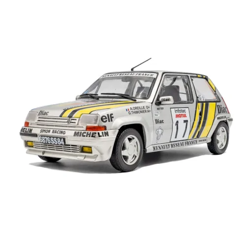 1/18 RENAULT 5 GT TURBO MK2 N.17 TOUR DE CORSE 1989 A.OREILLE S1810005 SOLIDO