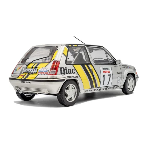 1/18 RENAULT 5 GT TURBO MK2 N.17 TOUR DE CORSE 1989 A.OREILLE S1810005 SOLIDO