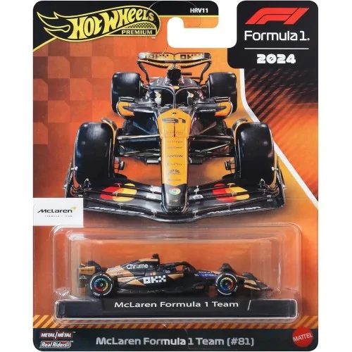 F1 2024 McLaren Formula 1 Team N4 - Lando Norris HOT WHEELS JBM11 HOT WHEELS