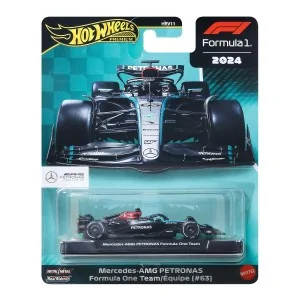 1/64 F1 2024 Mercedes AMG Petronas N63 George Russell HOT WHEELS JBM18 HOT WHEELS