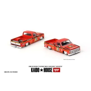 1:64 CHEVROLET SILVERADO TAMIYA X KAIDO HOUSE “CLOD BUSTER” 1980 KHMG130 MINI GT