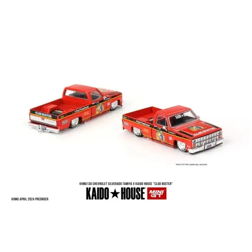 1:64 CHEVROLET SILVERADO TAMIYA X KAIDO HOUSE “CLOD BUSTER” 1980 KHMG130 Mini Gt