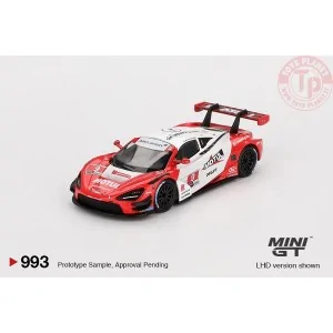 MCLAREN 720S GT3 EVO PFAFF MOTORSPORTS LAGUNA SECA 2024 1:64 MGT00993-L MINI GT