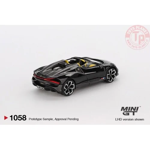 1:64 BUGATTI W16 MISTRAL BLACK 2024 MGT01058-L MINI GT