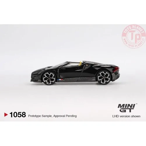 1:64 BUGATTI W16 MISTRAL BLACK 2024 MGT01058-L MINI GT