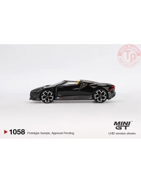 1:64 BUGATTI W16 MISTRAL BLACK 2024 MGT01058-L MINI GT