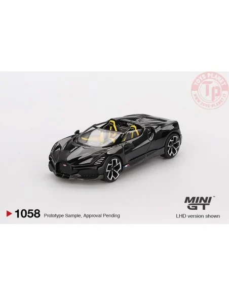 1:64 BUGATTI W16 MISTRAL BLACK 2024 MGT01058-L MINI GT