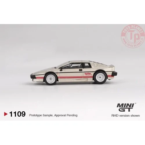 1:64 LOTUS ESPRIT TURBO METALLIC SILVER 1980 MGT01109-L MINI GT