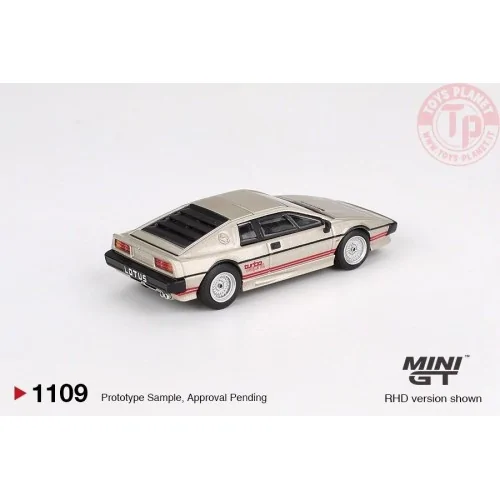 1:64 LOTUS ESPRIT TURBO METALLIC SILVER 1980 MGT01109-L MINI GT