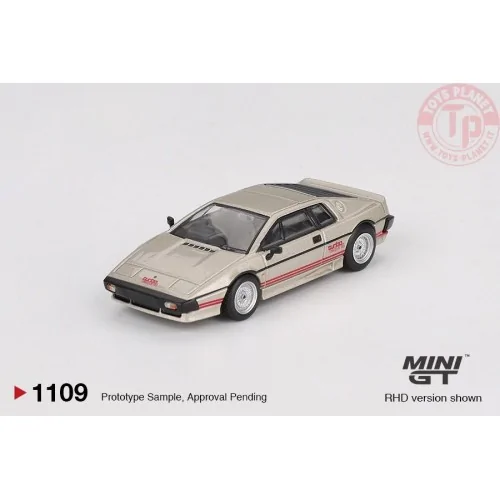1:64 LOTUS ESPRIT TURBO METALLIC SILVER 1980 MGT01109-L MINI GT