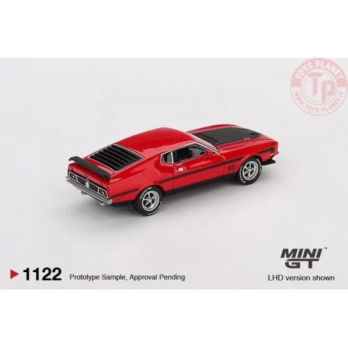 1:64 FORD MUSTANG MACH 1 RACE RED 1971 MGT01122-L Mini Gt