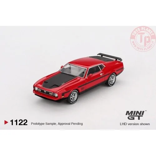 1:64 FORD MUSTANG MACH 1 RACE RED 1971 MGT01122-L Mini Gt