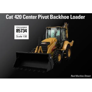 1/50 Cat 420 Center Pivot Backhoe Loader DM 85734 DIECAST MASTERS