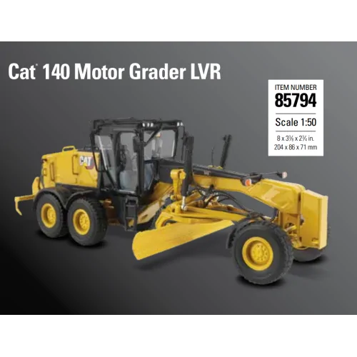 1/50 Cat 140 Motor Grader LVR DM 85974 DIECAST MASTERS