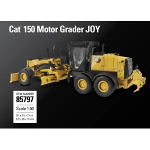 1/50 Cat 150 Motor Grader JOY DM 85797 DIECAST MASTERS