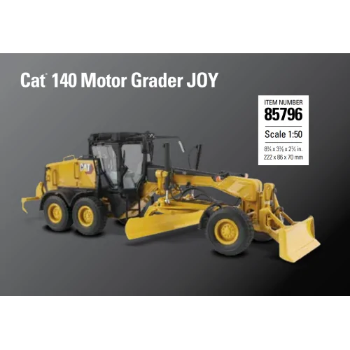 1/50 Cat 140 Motor Grader JOY DM 85796 DIECAST MASTERS