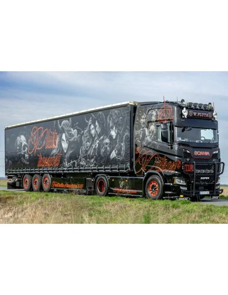 1/50 El-Patron SCANIA S HIGHLINE CS20H 4X2 CURTAINSIDE TRAILER - 3 AXLE WSI 01-5130 WSI MODELS