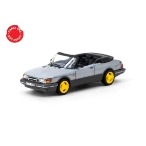 1:64 Saab 900 Turbo Convertible Yellow CHASE T64G-067-YE TARMAC WORKS