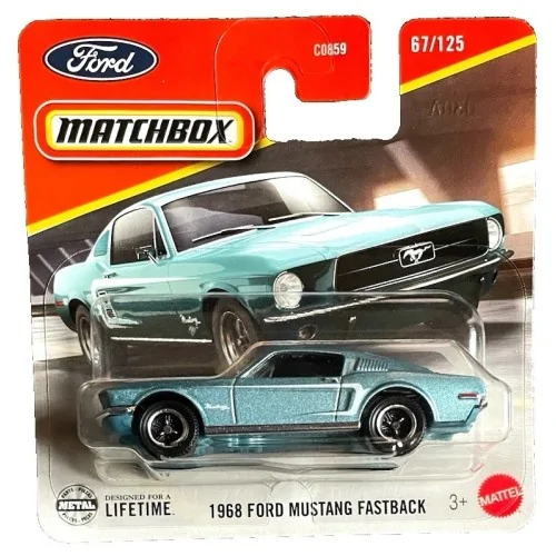 1/64 1968 Ford Mustang Fastbac MATCHBOX JHN47 MATCHBOX