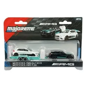 1/64 MERCEDES-AMG GLC 63 S + MERCEDES-AMG A 35 MAJ52 MAJORETTE
