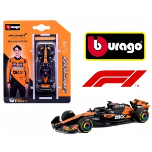 1/64 McLAREN F1 MCL39 TEAM MCLAREN N 81 PIASTRI BU18-58001-P BURAGO